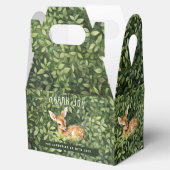 ベビー鹿の折り畳み可能お願いギフトボックス赤ちゃんシャワー フェイバーボックス (オープン)