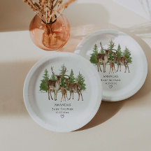 ベビー鹿の赤ちゃんシャワー外は寒い