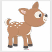 ベビー鹿ベビー子供部屋ウォールデコール シール (シート)