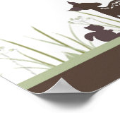 ベビー鹿ポパーソナライズされたスター ポスター (角)