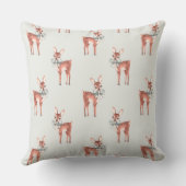 ベビー鹿1のパターン クッション (裏面)
