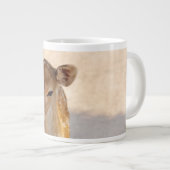 ベビー鹿 ジャンボコーヒーマグカップ (正面右)