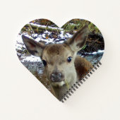 ベビー鹿 ノートブック (裏面)