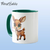 ベビー鹿、子鹿、雌鹿🦌 🎄可愛いメリークリスマス マグカップ