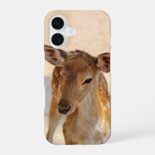 ベビー鹿 iPhone 16ケース (裏面)