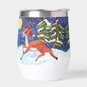 ベビー鹿inサンタハット「Art by Kids」 (左面)