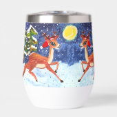 ベビー鹿inサンタハット「Art by Kids」 (正面)