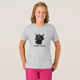 ベビー黒猫デザイン – 女子Tシャツ Tシャツ