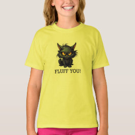 ベビー黒猫デザイン – 女子Tシャツ Tシャツ