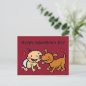 ベビー鼻のキスは犬から シーズンポストカード (スタンド正面)