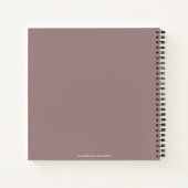 ベビー1年目のフォトジャーナル ノートブック (裏面)