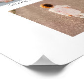 ベビー1年目の写真コラージュ ポスター (角)