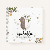 ベビー1年目の名前をカスタムする妊娠ジャーナル ノートブック (正面)