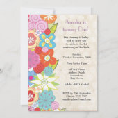 ベビー1歳の誕生日パーティーナンバーワンカスタム 招待状 (裏面)