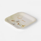 ベビー1歳の誕生日紙プレート ペーパープレート (傾斜あり)