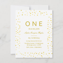 ベビー1歳の誕生日、100万人の招待 招待状