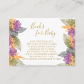 ベビー10月葉カラフル葉書 エンクロージャーカード (正面)