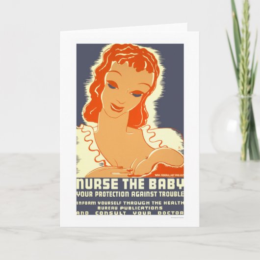 ベビー1938 WPAを看護して下さい カード (正面)
