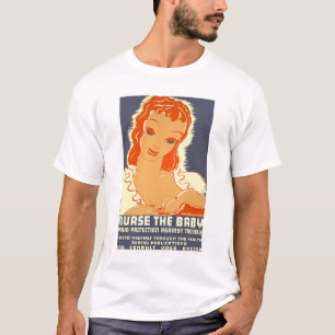 ベビー1938 WPAを看護して下さい Tシャツ