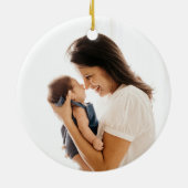 ベビー1stクリスマスリトルバンビフラワーズダストクラウド セラミックオーナメント (裏面)