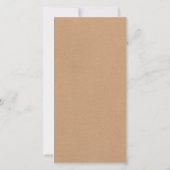 ベビー1st誕生日ナンバー1ありがとうフォトカード サンキューカード (裏面)