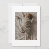 ベビー2フォト誕生 案内状 (裏面)