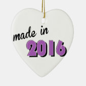 ベビー2016パープル セラミックオーナメント (右)