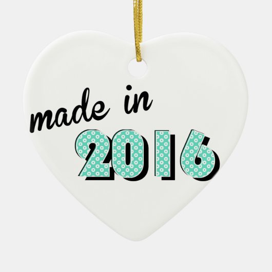 ベビー2016年 セラミックオーナメント (正面)