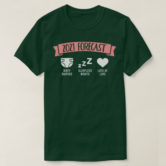 ベビー2021予測 Tシャツ (デザイン正面)