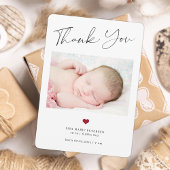 ベビー3感謝してい写真作成の発表 ノートカード