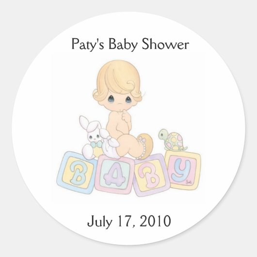 ベビー3da7, Paty's Baby Shower, 2010年7月17日 ラウンドシール (正面)