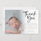 ベビー6 Photo Girl or Boy Scriptお知らせ 案内状 (正面)