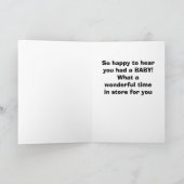 ***ベビー***おめでとうございます カード (内部)