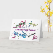 **ベビー** **おめでとう**カード カード (黄色い花)