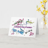 **ベビー** **おめでとう**カード カード (黄色い花)