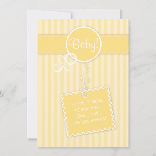 ベビー!お知らせ(招待状) 招待状 (正面)