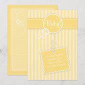 ベビー!お知らせ(招待状) 招待状 (正面/裏面)