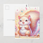 ベビー,かわいい動物リス,ポストクロッシング ポストカード (正面/裏面)