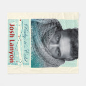 ベビー、それは冷たいフリースブランケットです フリースブランケット (正面(横))