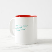 ベビー、それは冷たいマグ2です ツートーンマグカップ (正面左)