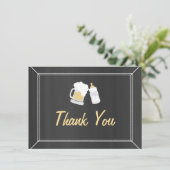 "ベビー"は感謝していしています醸造しています サンキューカード (スタンド正面)