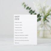 ベビー アドバイスカード (スタンド正面)