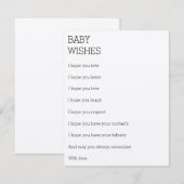 ベビー アドバイスカード (正面/裏面)