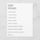 ベビー アドバイスカード (正面)