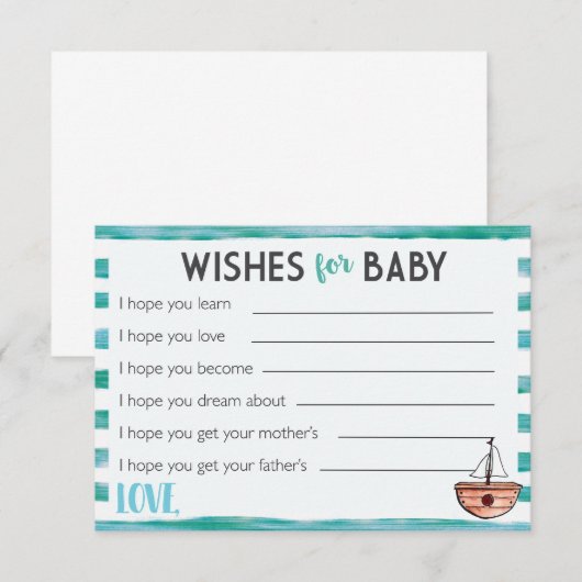 ベビー アドバイスカード (正面/裏面)