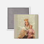 ベビー・イエスとの身代わりの私達の女性 マグネット (正面/裏面)