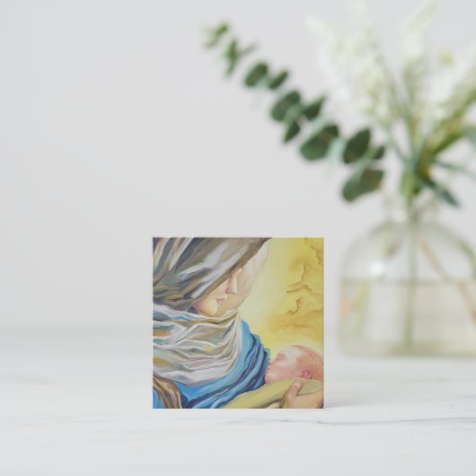 ベビー・イエスを抱く沈黙の女神 エンクロージャーカード (スタンド正面)