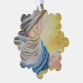 ベビー・イエスを抱く沈黙の女神 オーナメントカード (左)