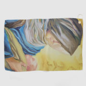 ベビー・イエスを抱く沈黙の女神 ゴルフタオル (横)