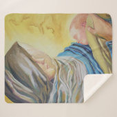 ベビー・イエスを抱く沈黙の女神 シェルパブランケット (正面(横))